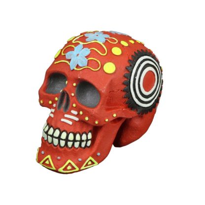 Aqua Della Dia De Los muertos skull 1 – 11.8×7.8×9 cm - Sales