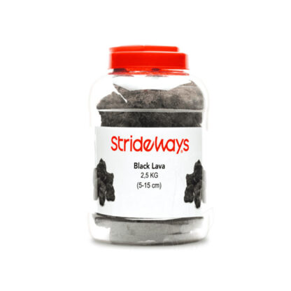 Strideways Black Lava Stone Bottle 5-15cm 2.5kg - Πέτρες - Βότσαλα