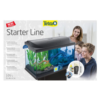 Tetra Starter Line Tank LED Black 105lt - Μικρά < 60 lt