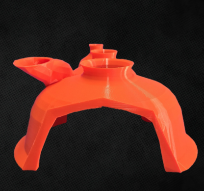 3D Printed Shrimp Cave Orange L - Τεχνητά Διακοσμητικά