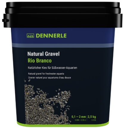 Dennerle Natural Gravel Rio Branco 0.1-2mm 2.5kg - Άμμος – Χαλίκια