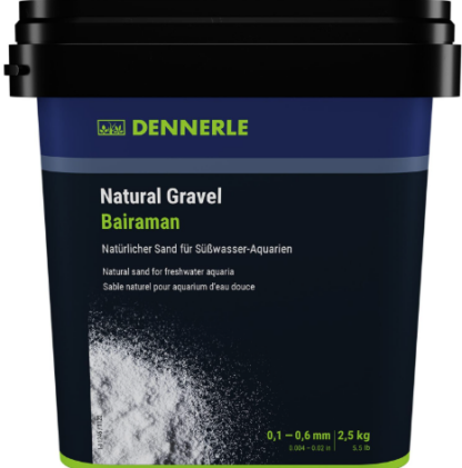 Dennerle Natural Gravel Bairaman 0.1-0.6 2.5kg - Άμμος – Χαλίκια